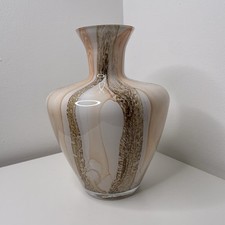 Hand Blown Glass Shoulder Vase