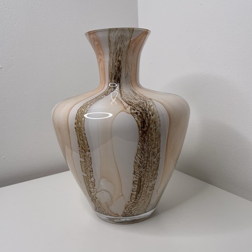 Hand blown glass shoulder - hand, vase