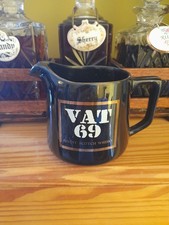 Vintage Black Whisky Water Jug