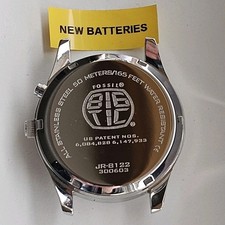Fossil BIG TIC Counting Seconds JR-8122 Mens Watch - new batteries