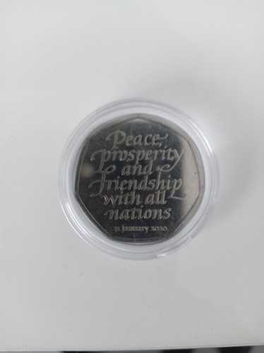 50p coin rare peace - coin,