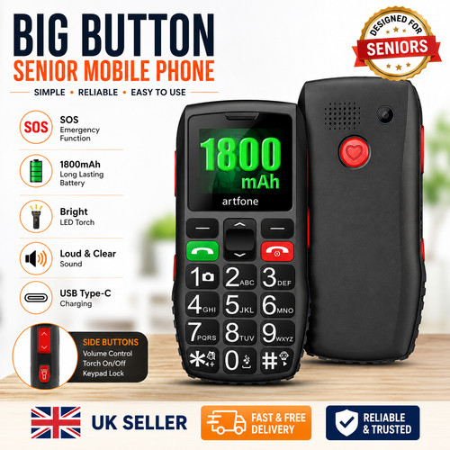 Gsm big button mobile - big,