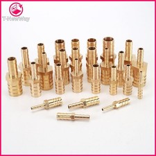 Straight Reducer Joiner Tubing Brass Barb Connector Pipe Hose Air Fuel Water Gas