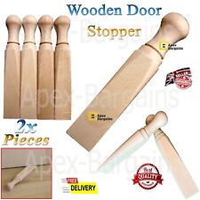 2pcs Wooden Door Wedge Beech