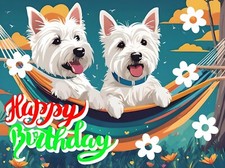 West Highland Terrier Birthday