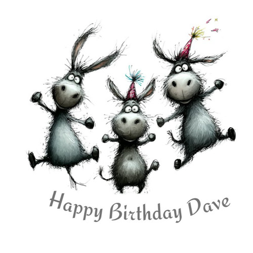 Personalised birthday card - personalised,