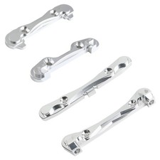 CNC Aluminum Front & Rear Hinge Pin Brace Set for 1/5 RC Car Losi 5ive T/ 5T 2.0