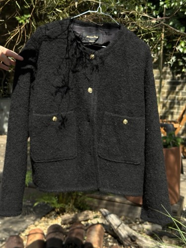 Massimo dutti black textured - dutti,