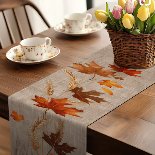 Fall harvest table runner - harvest,