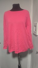  Cashmere soft to the touch cocoa London. Womens Hot Pink Striped Jumper Size XS