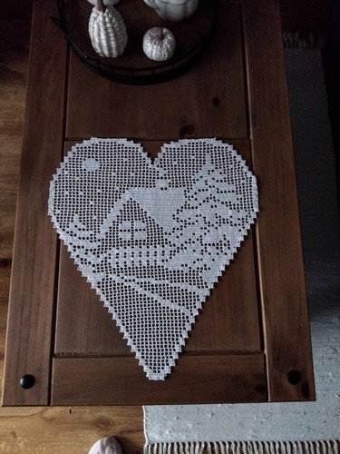 New christmas heart crochet - christmas,