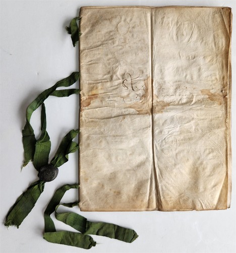 1617 manuscript vellum - 1617,