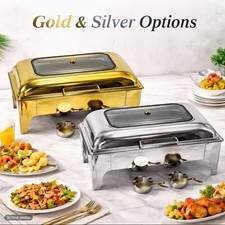 9L Stainless Steel Chafing