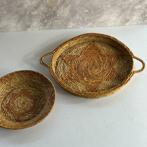 Set round coiled woven - set,