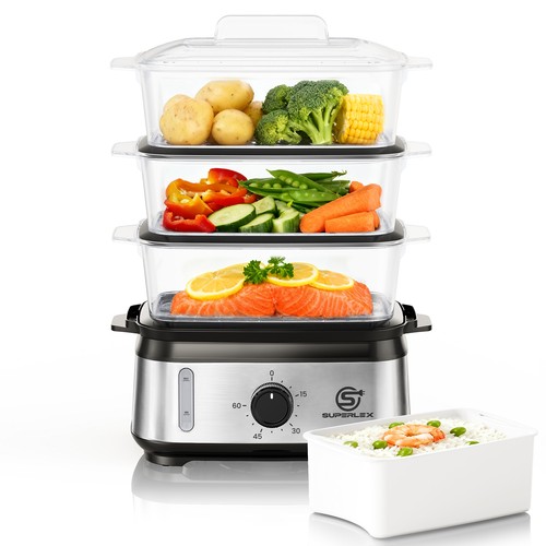 Superlex elecetric steamer - 9l,