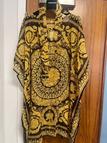 Versace silk cover beach - versace, up