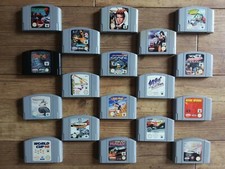 NINTENDO 64 Bundle ~ 18 N64 Games Job Lot - GOLDENEYE Mischief Makers WCW Xena
