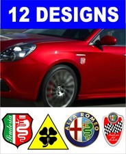 alfa romeo stickers decals graphics 4c 33 146 147 156 brera giulia mito gt