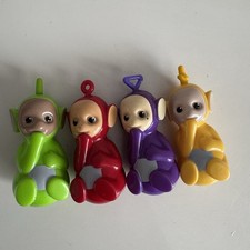 Teletubbies Floating Bath Island Figures Set Po Laa-Laa Dipsy Tinky Winky CBeebi