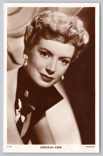 Deborah kerr rppc - kerr, postcard