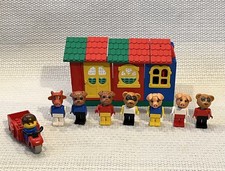 Vintage 1980 LEGO Fabuland Bits with 8X Mini-Figures. Please Read. 
