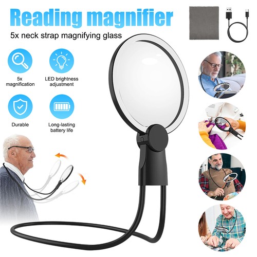 Wearable magnifying glass - magnifying,