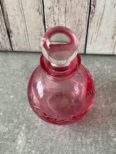 VINTAGE CUT CRYSTAL CRANBERRY