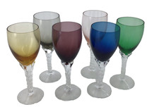 Harlequin Twisted Stem Glasses