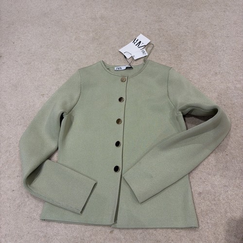 Zara pistachio fitted knit - pistachio,