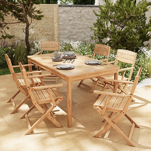 Goodhome riveo wooden seater - riveo,