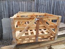 Wooden Crate, Composter Planter Logs Garden Allotment