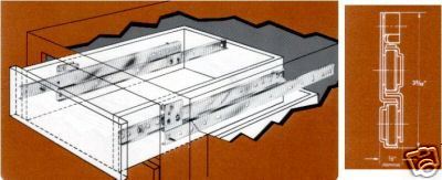 Grant drawer slides - slides, 12"