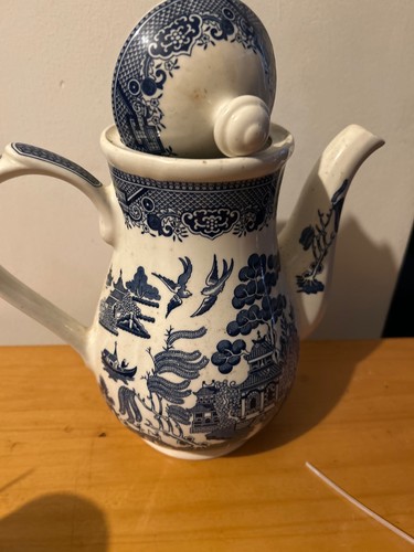 Churchill blue willow coffee - churchill,