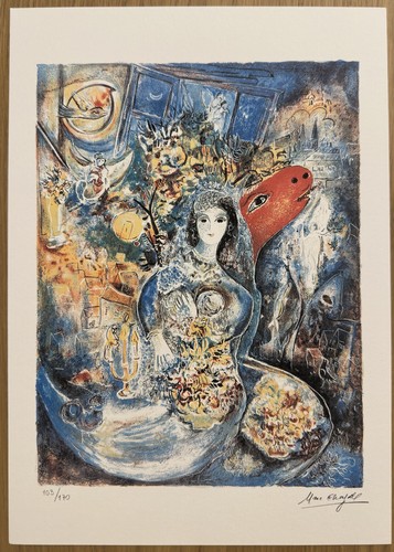 Marc chagall signed numbered - marc,