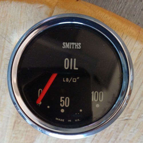 Smiths 12v oil pressure gauge - smiths,