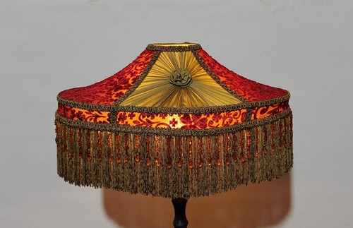 Victorian red gold handmade - red,