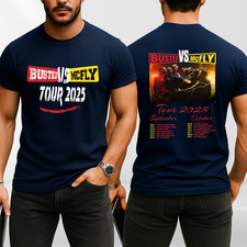 McFly vs Busted Tour 2025 T-Shirt Team McFly Band Front & Back Concert Gift Top