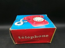 TOY TOWN Red TELPHONE TINPLATE
