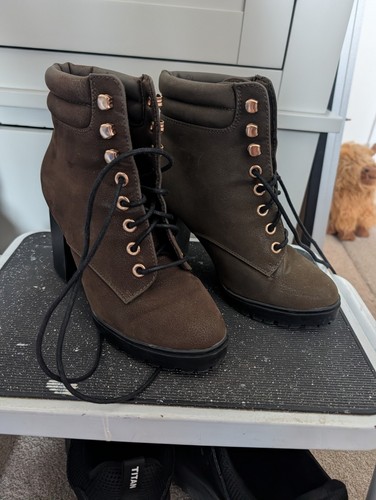 Primark block heel ankle - block,