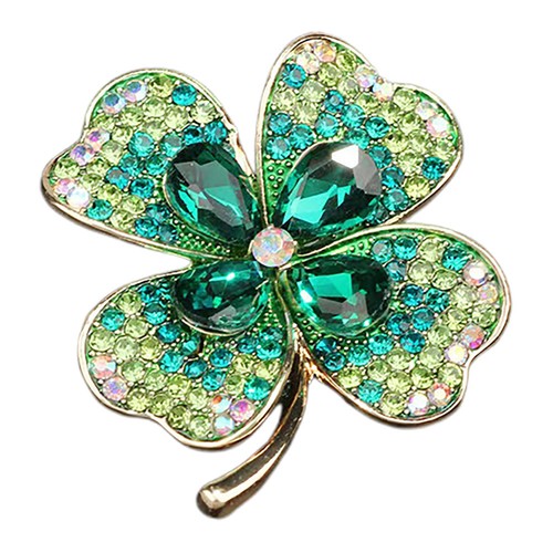 Irish shamrock lapel pin - shamrock,