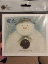 The Snowman Christmas Film Brilliant Uncirculated 50p Coin