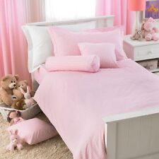 Printed Poly Cotton Checked Gingham Curtains Pink 68 x 183 cm