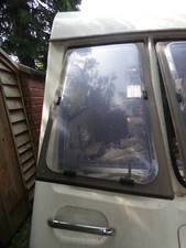 caravan window,Bessacar, 19.25 x 34.5, hinge,rubber seal,catches, struts