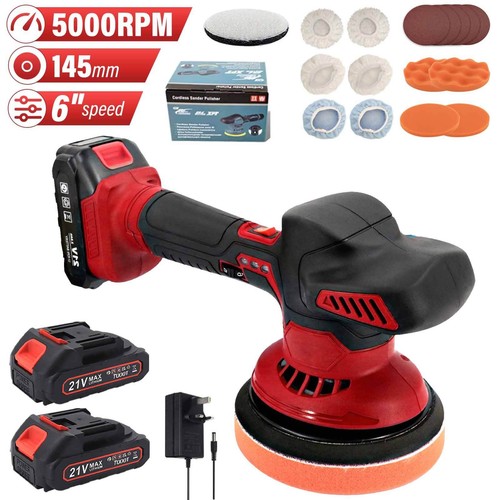 Cordless car polisher - cordless, buffer