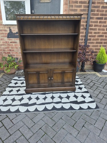 Vintage ercol elm - vintage, bookcase