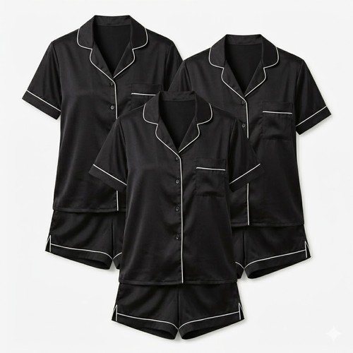 Pack womens satin set - 3, pj