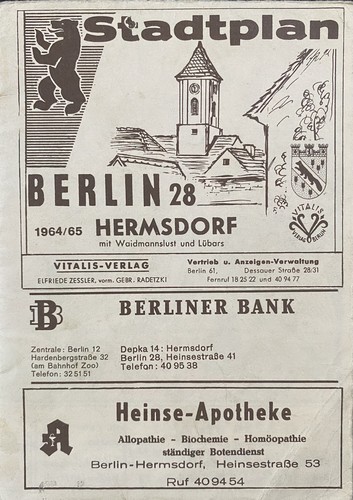 Map city - map, berlin