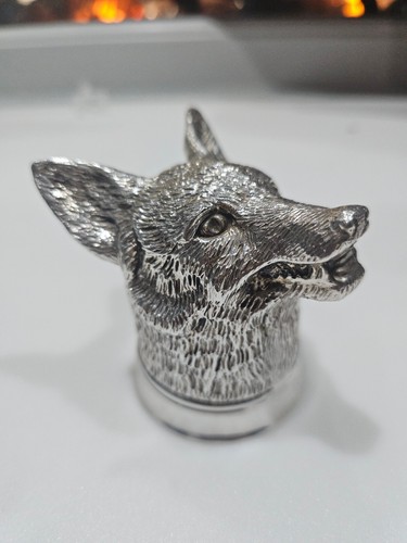 Elizabeth silver fox - silver, head
