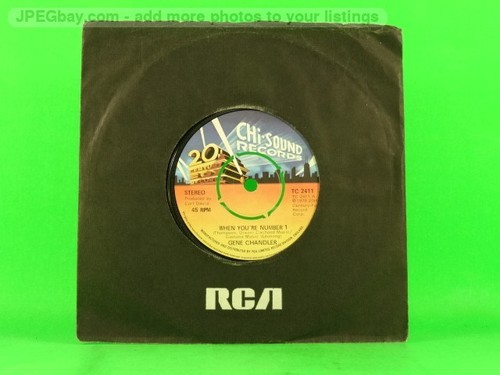 Gene chandler when you - chandler,