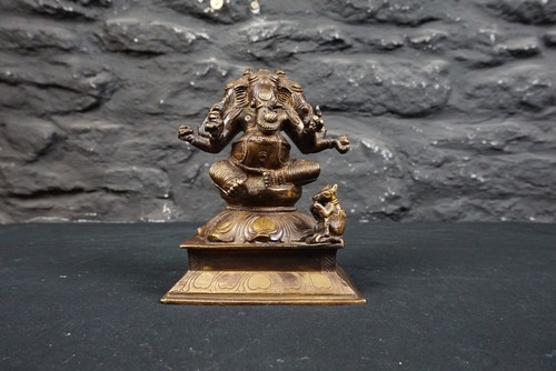 Antique bronze indian statue - bronze,